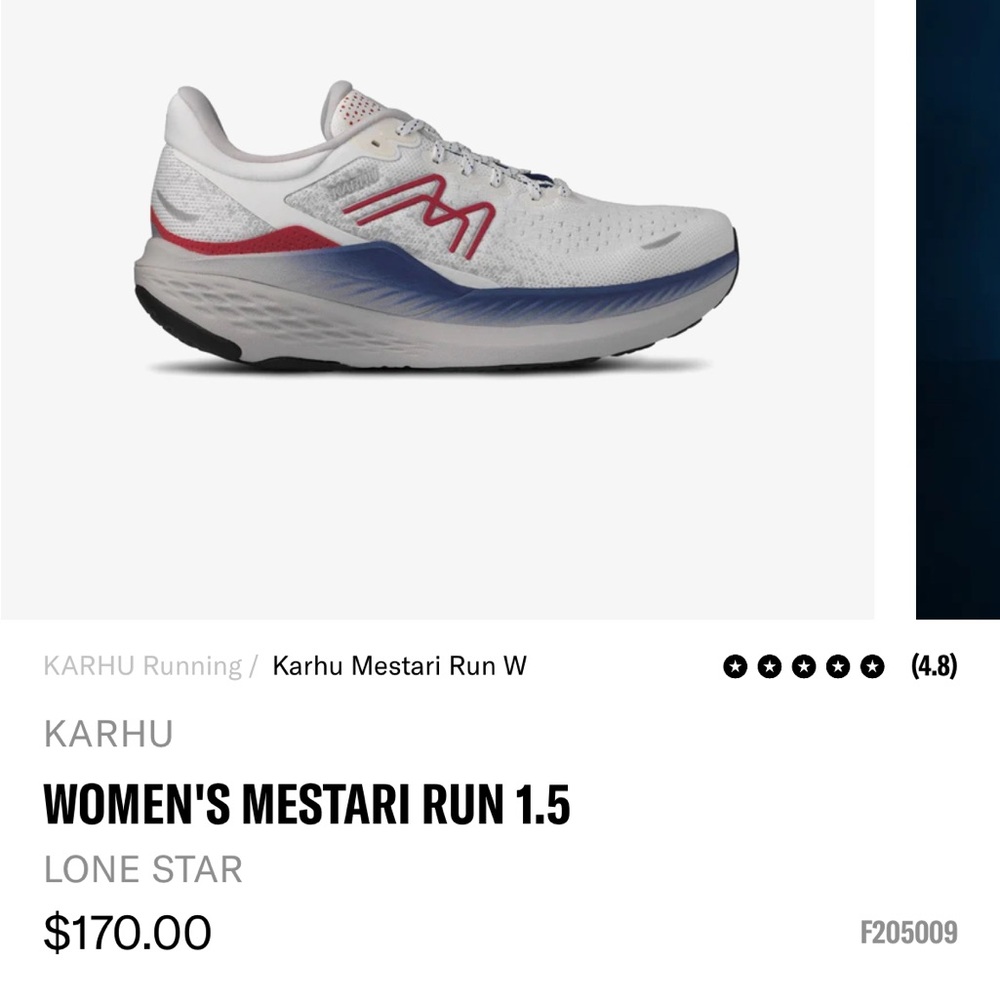 New! Karhu Women's Athletic Shoes - Mestari Run Lone Star women’s size 8.5 - Picture 7 of 7